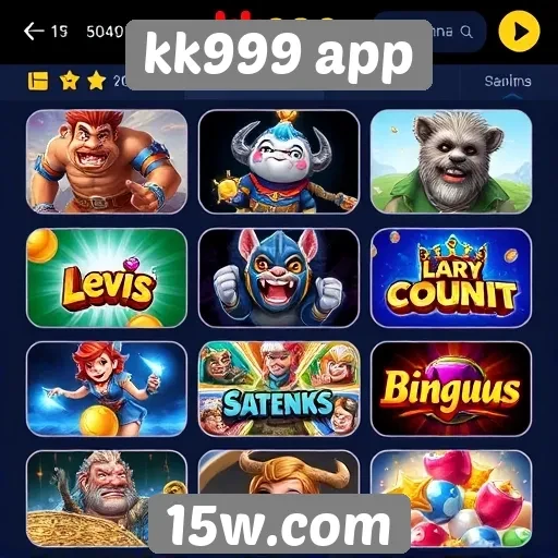 Análise das opções de jogos disponíveis no kk999 app