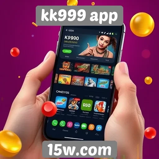 Novas funcionalidades do kk999 app em destaque